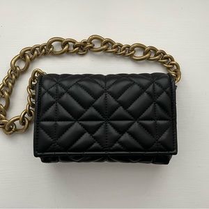 🌟NWOT Zara quilted, vegan leather handbag